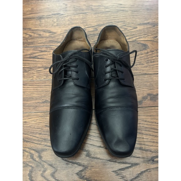 Florsheim Postino Men's Black Leather Cap Toe Oxford Dress Shoes Size‎ 8D - Picture 1 of 7